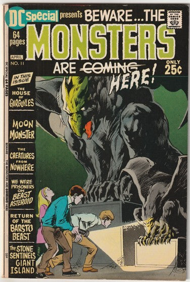DC Special #11 (1971) Presents Beware the Monsters are Coming!