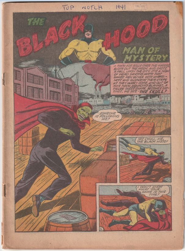 Top Notch Comics #18 (1941) - *Coverless* - The Black Hood