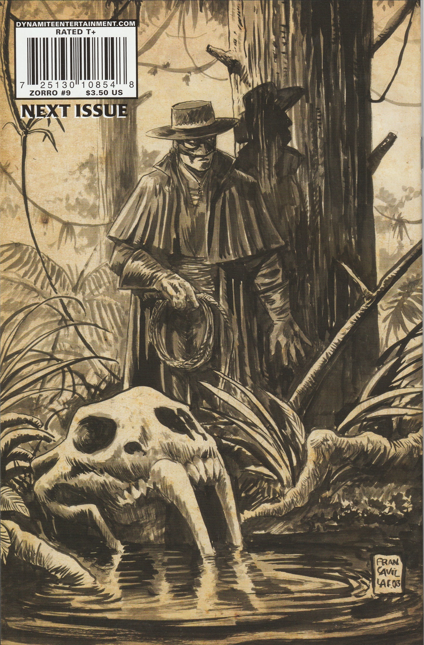 Zorro #9 (2008) - Cover A Matt Wagner