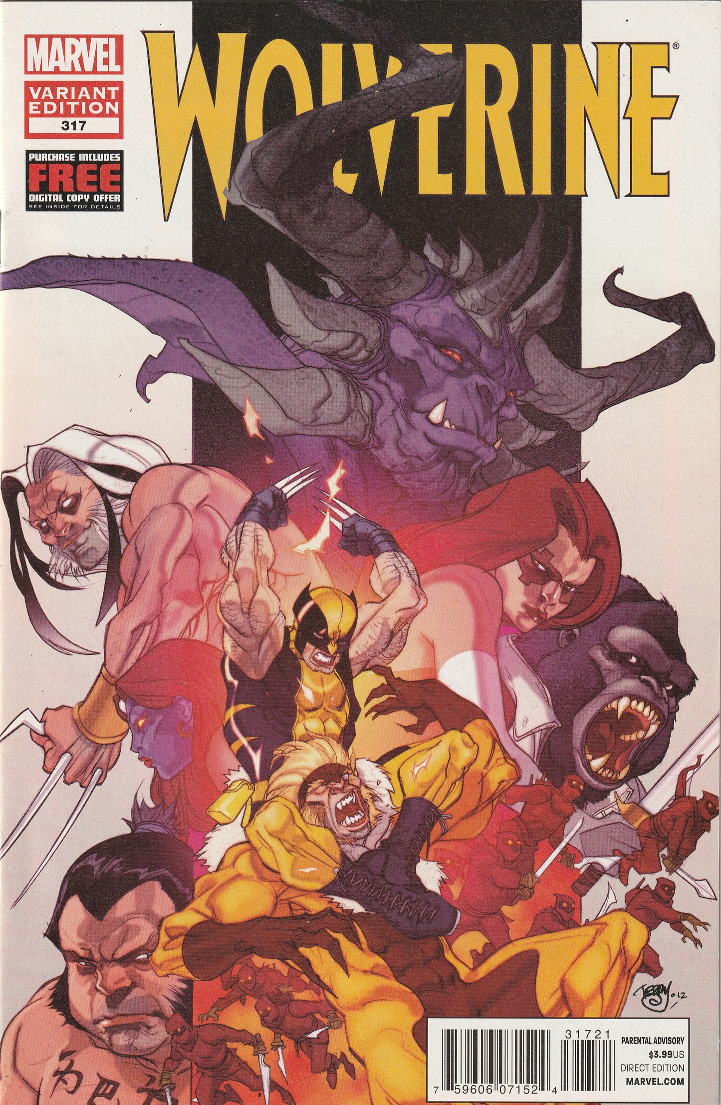 Wolverine #317 (2013) - Pasqual Ferry Variant Cover