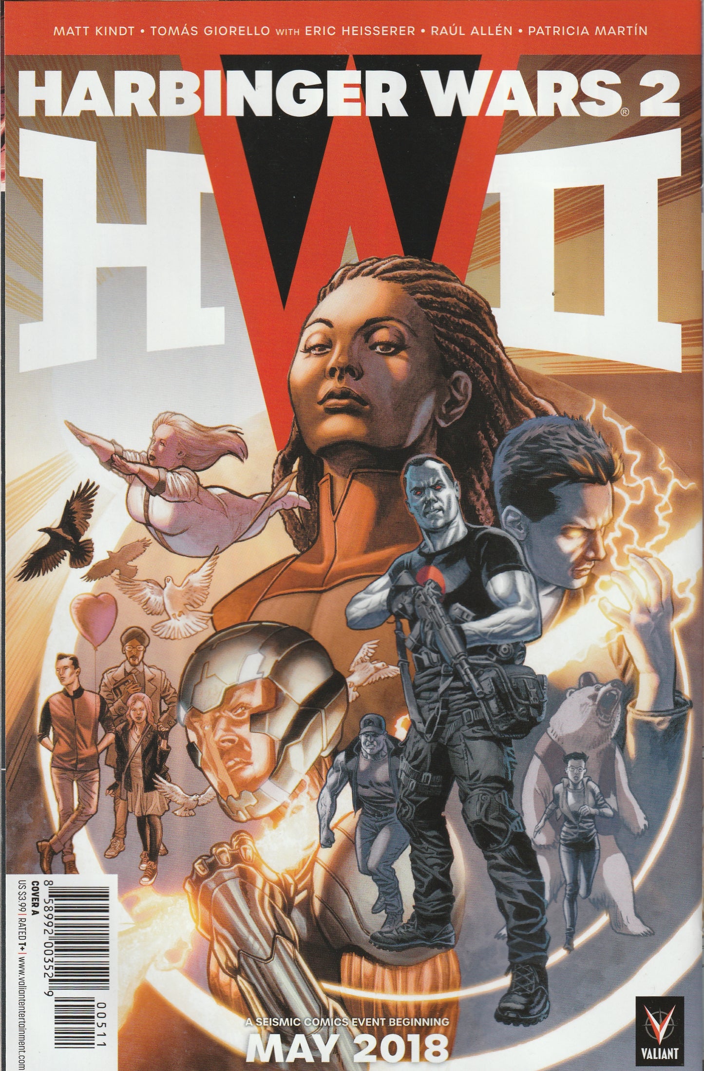 Ninja-K #5 (2018) - Cover A by Trevor Hairsine