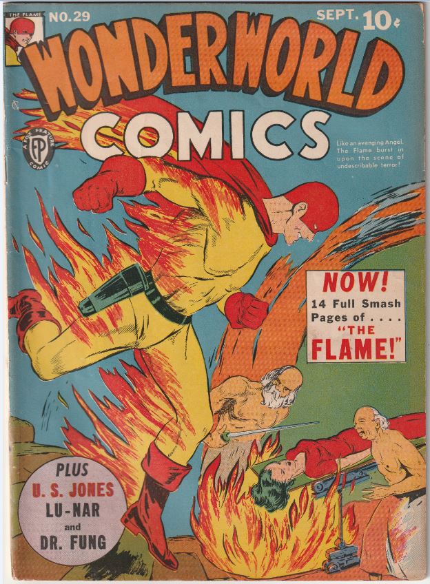 Wonderworld Comics #29 (1941) - Torture cover