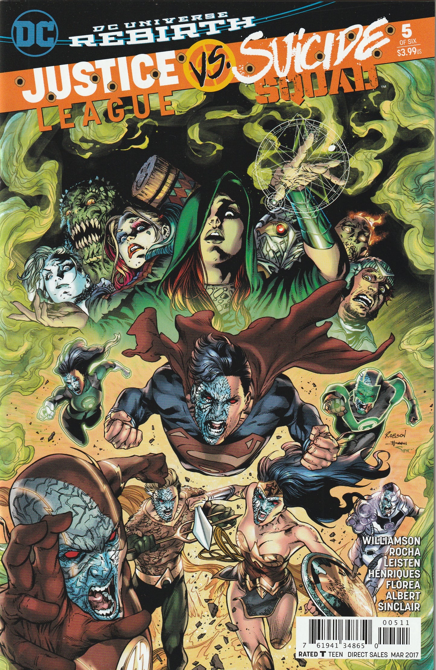 Justice League vs Suicide Squad (2017) - Complete 6 issue mini-series