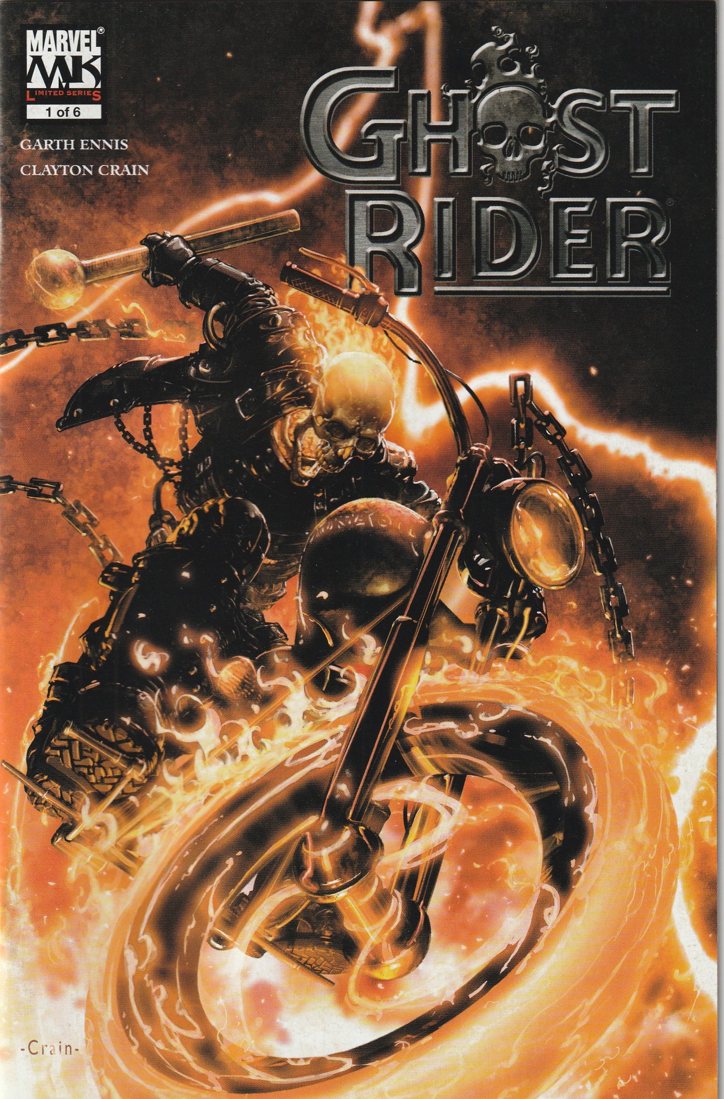 Ghost Rider #1 (of 6, 2005) - Garth Ennis, Clayton Crain