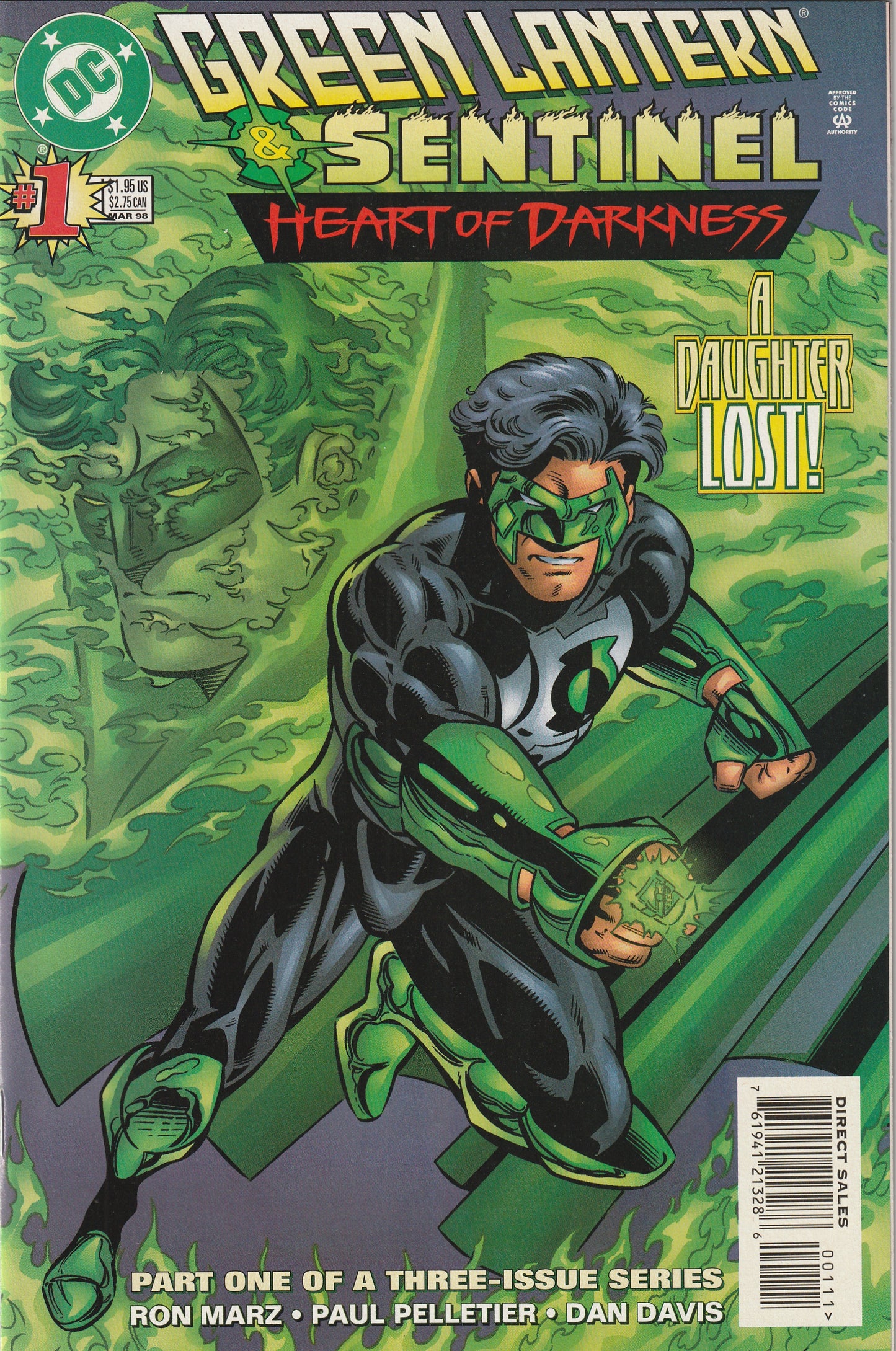 Green Lantern & Sentinel: Heart of Darkness (1998) - Complete 3 issue mini-series
