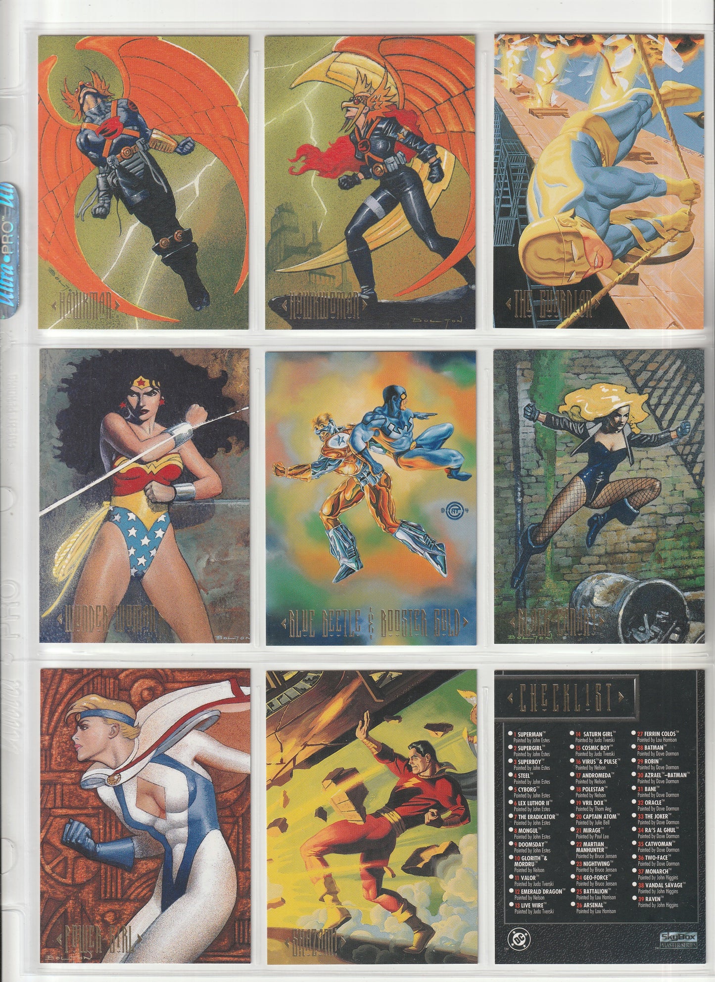 1994 Skybox DC Master Series - Complete base set