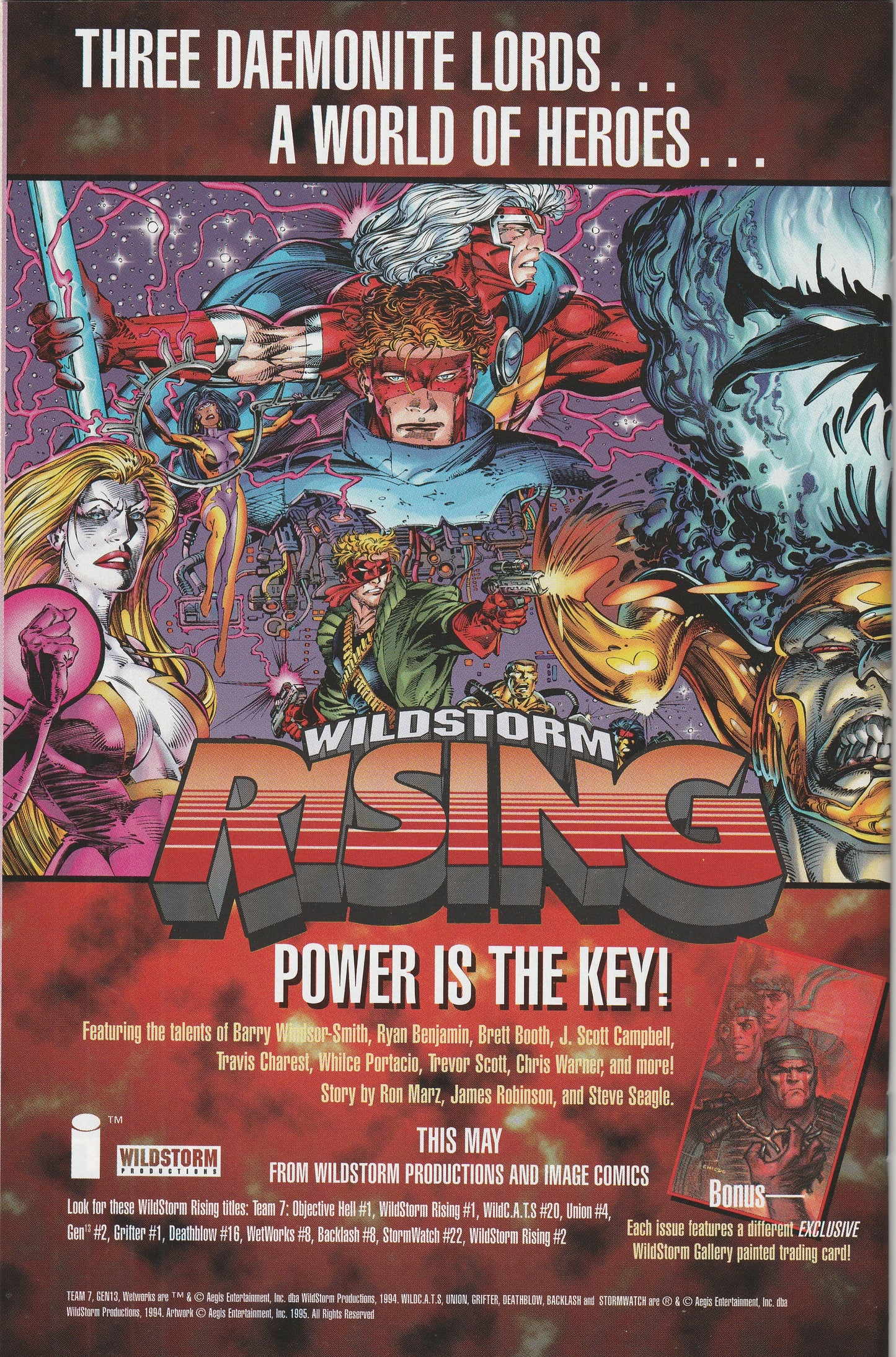Gen 13 #1 (Volume 2, 1995) - Lin-Gen-re cover