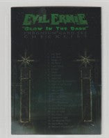 1995 Krome Productions- Evil Ernie "Glow in the Dark"" Chromium Series 2 - Complete base set