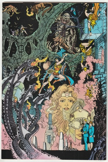 Wonder Woman #10 (1987) - George Perez fold-out, wrap-around cover