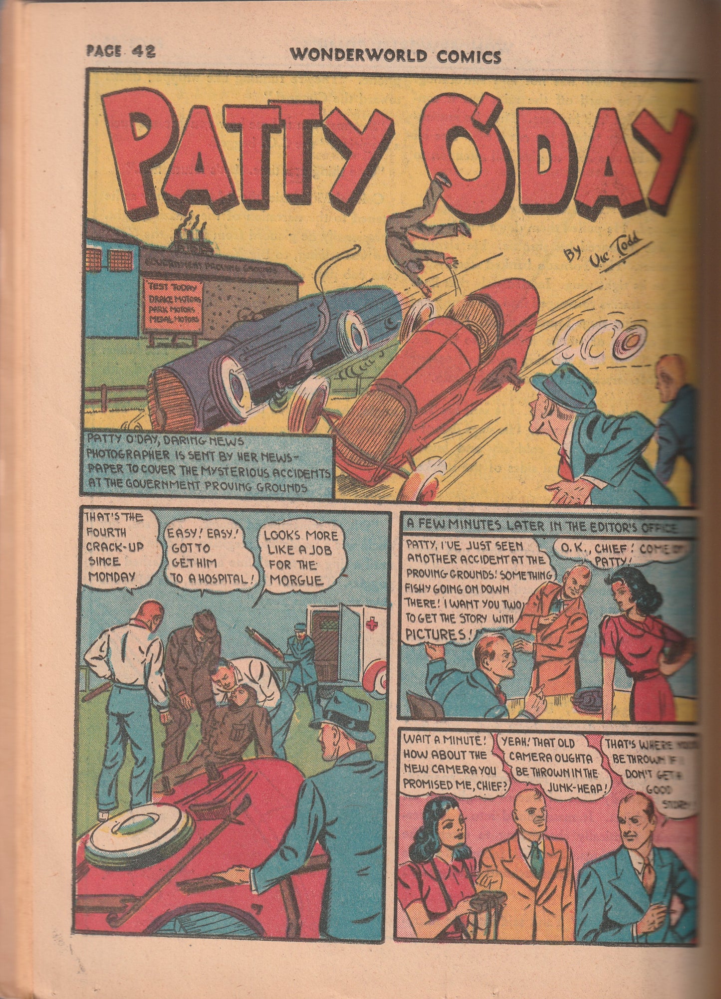 Wonderworld Comics #29 (1941) - Torture cover