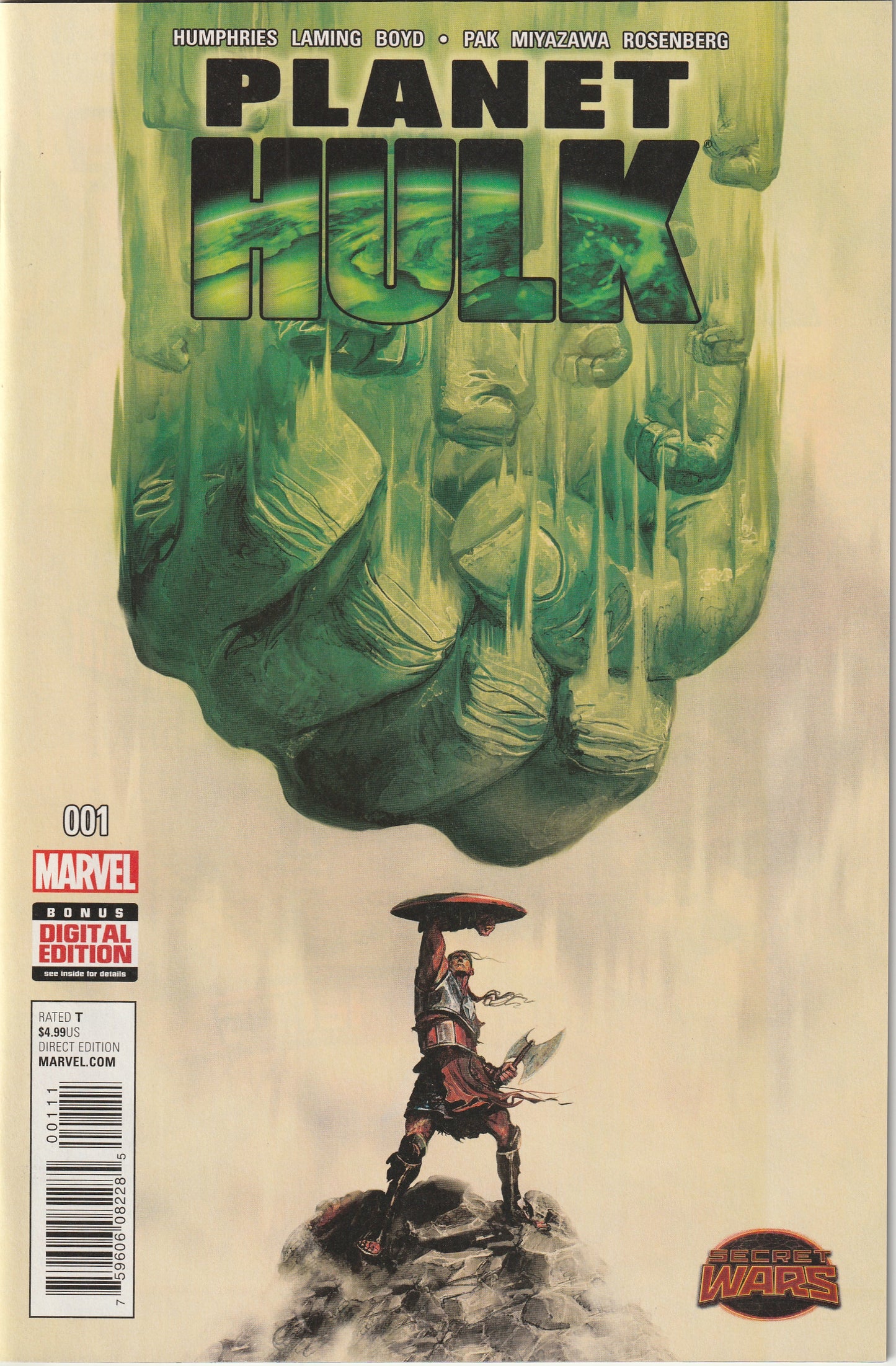 Planet Hulk #1 (2015) - Secret Wars tie-in