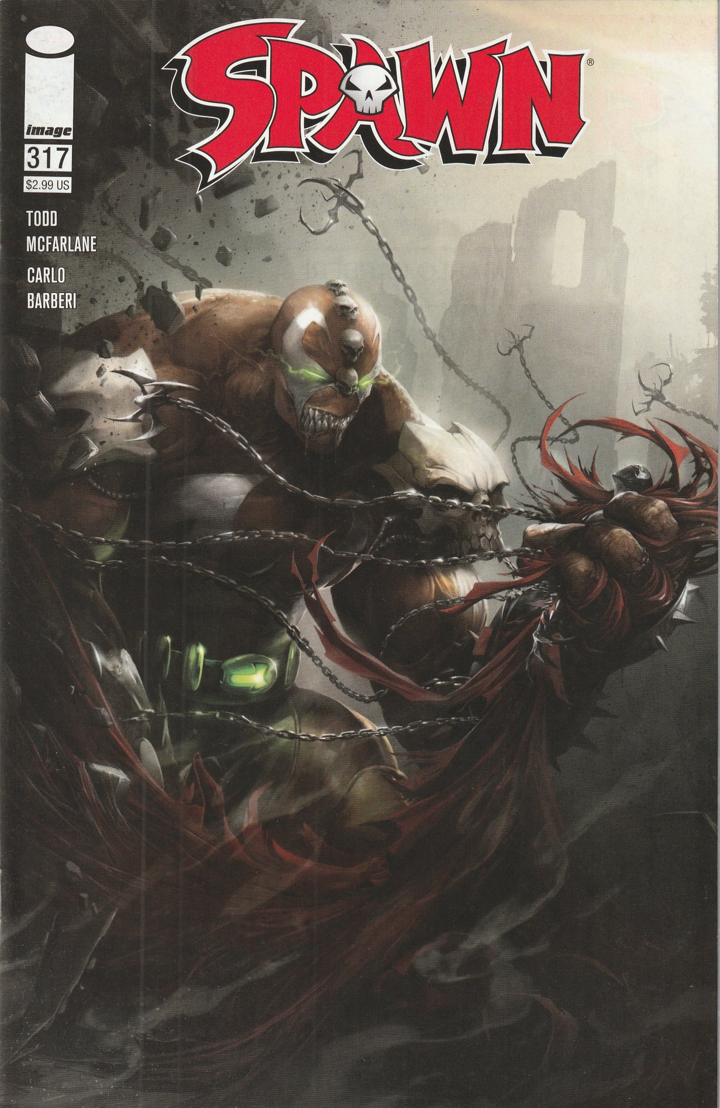 Spawn #317 (2021) - Cover C by Francesco Mattina Variant Cover