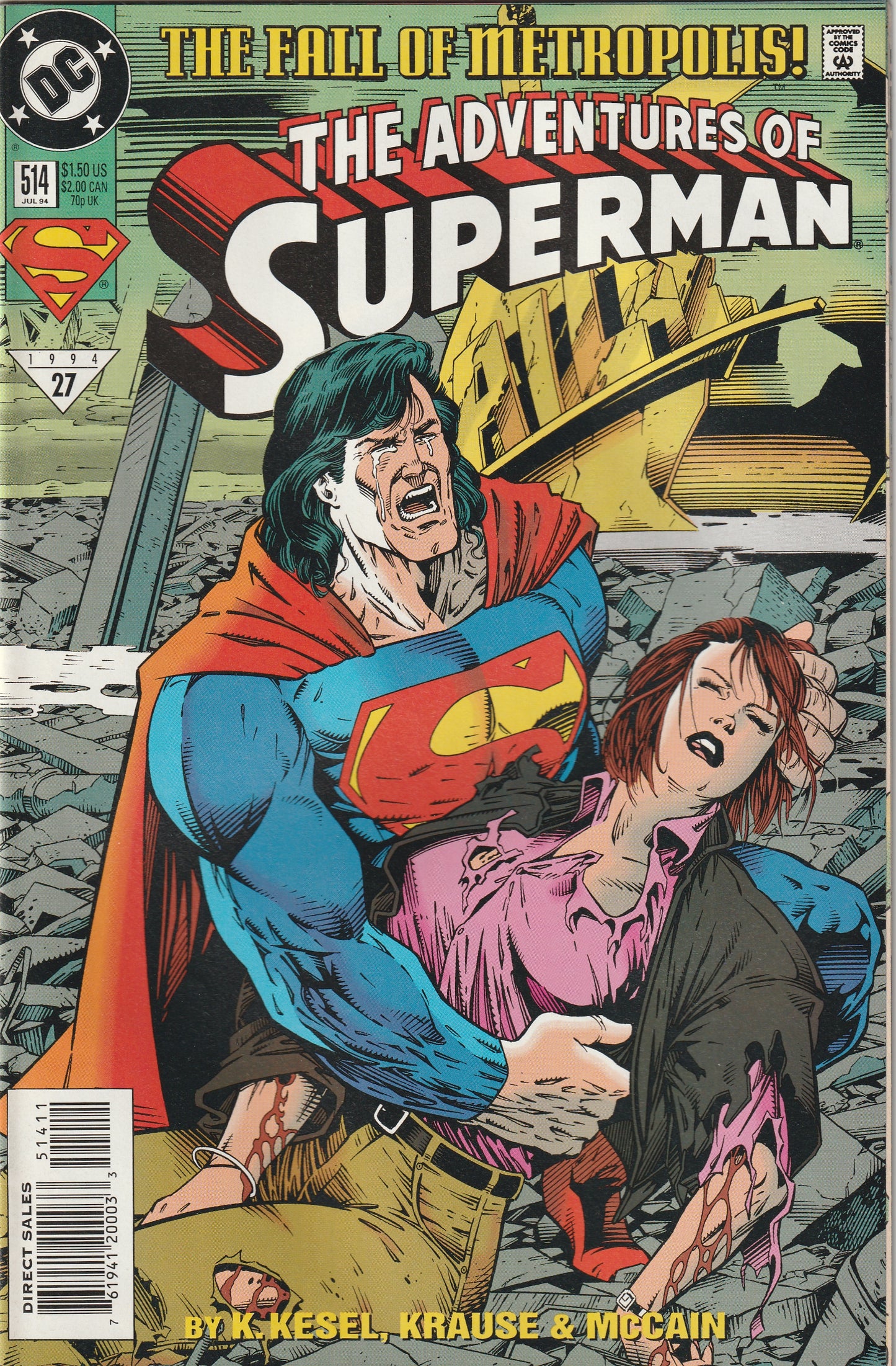 Adventures of Superman #514 (1994)