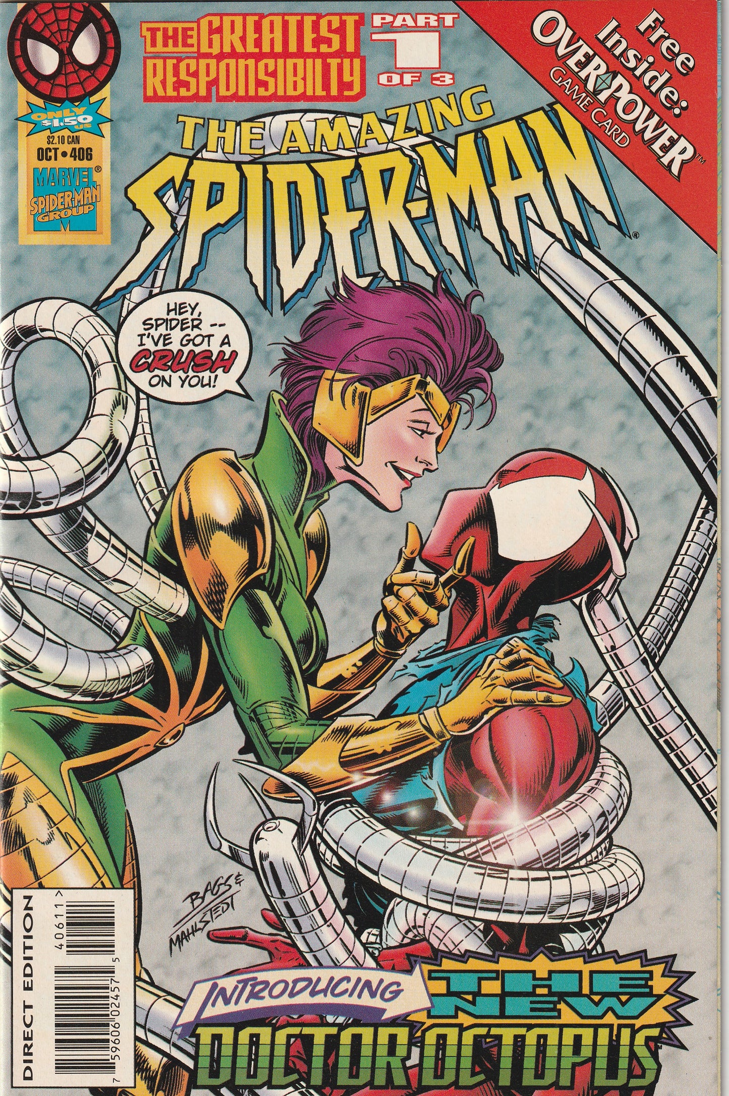 Amazing Spider-Man #406 (1995) - 1st Full Appearance of Lady Octopus