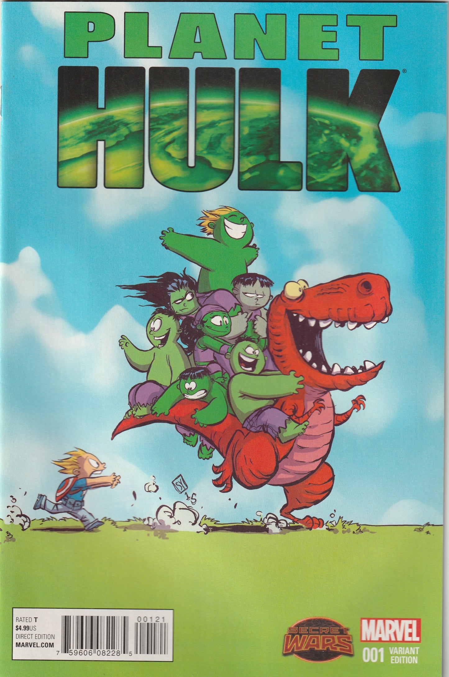 Planet Hulk #1 (2015) - Skottie Young Variant Cover