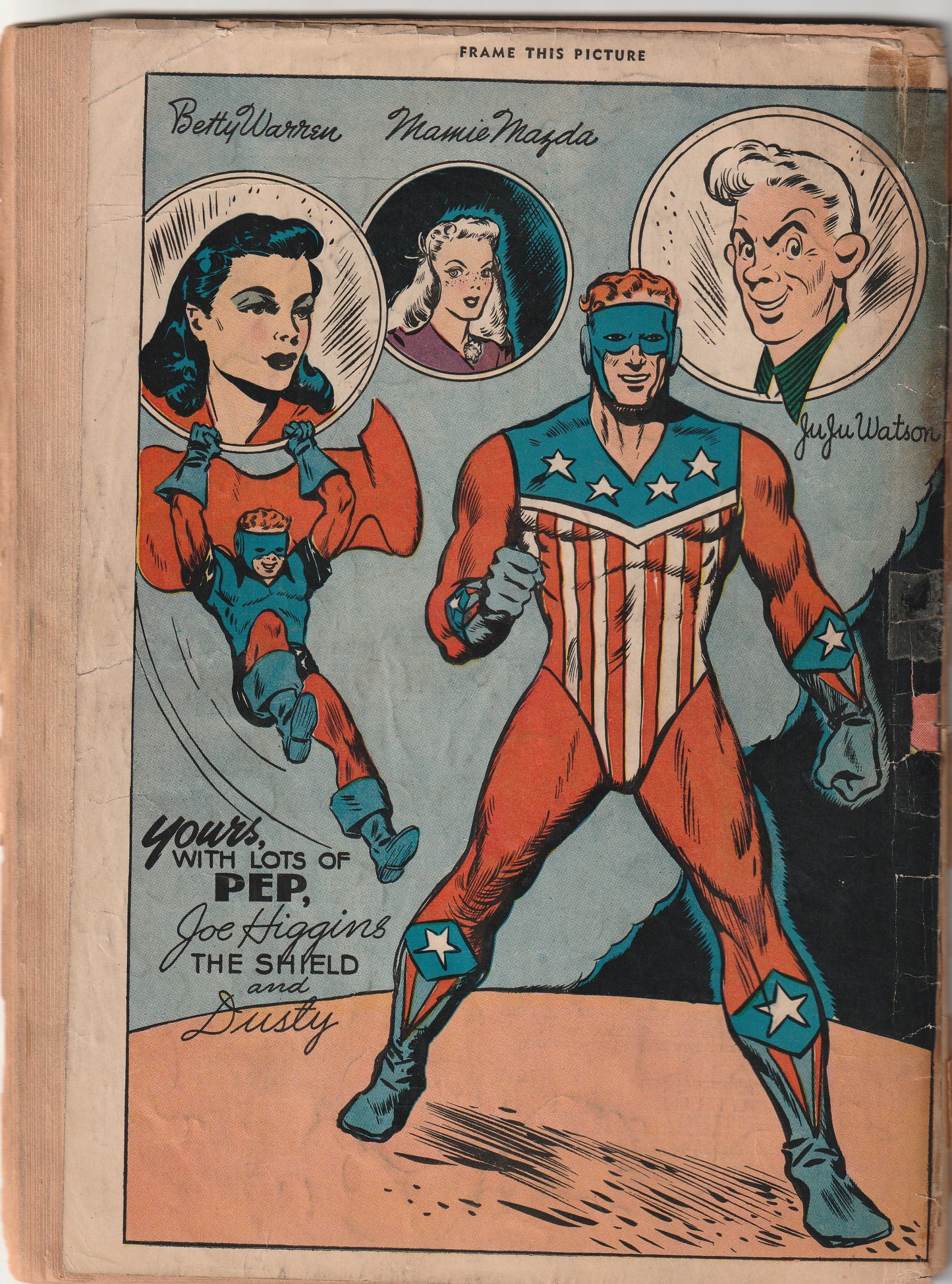Pep Comics #18 (1941) - Bondage/torture cover