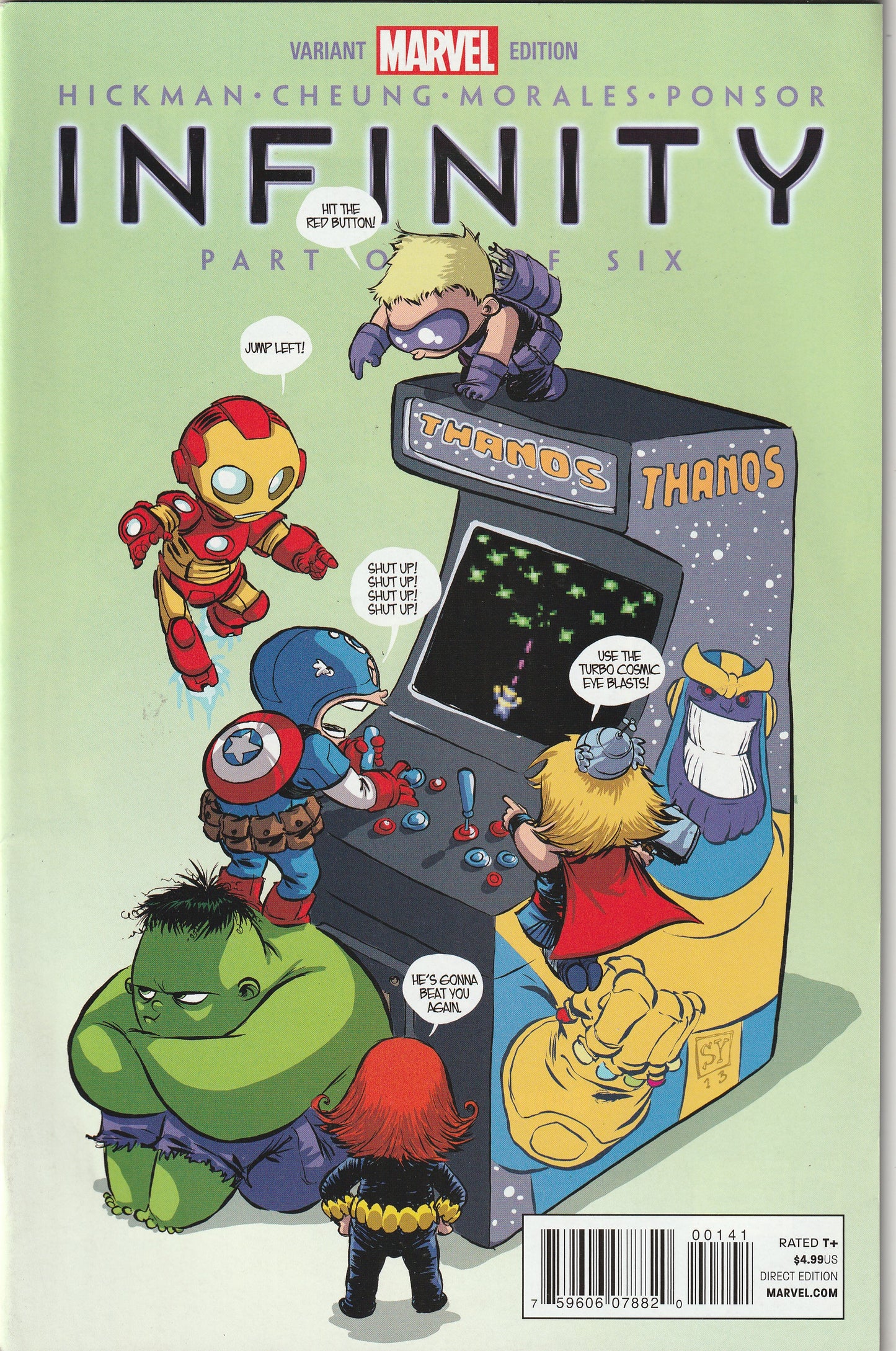 Infinity #1 (of 6) (2013) - Skottie Young Baby Variant cover