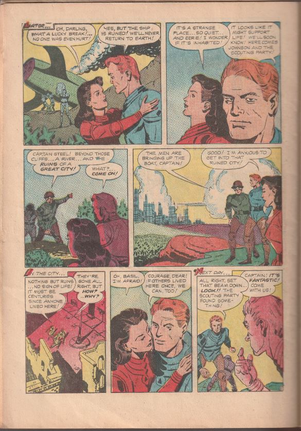 Crusader From Mars #1 (1952) - painted cover