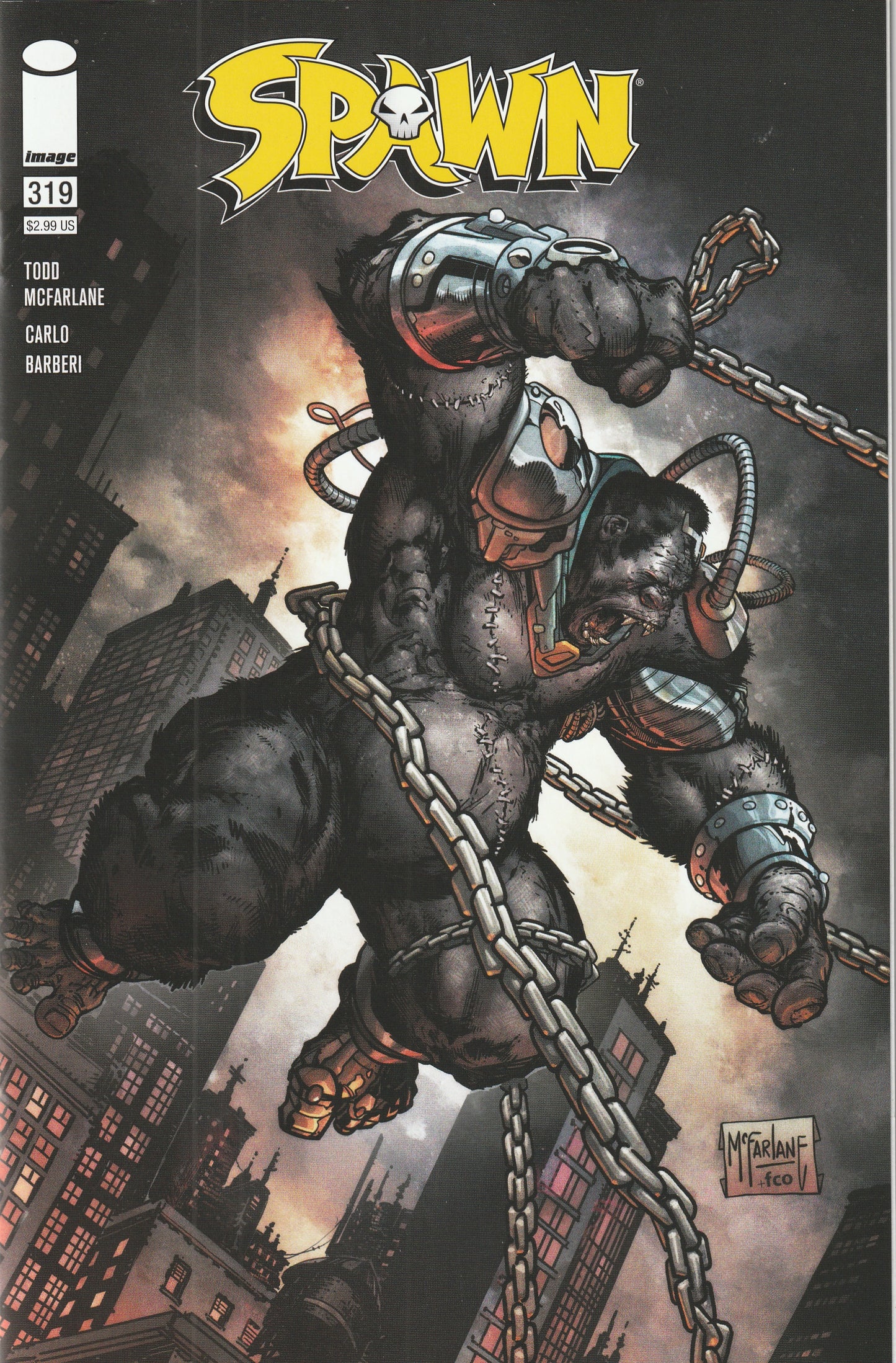 Spawn #319 (2021) - Cover B by Todd McFarlane Variant Cover
