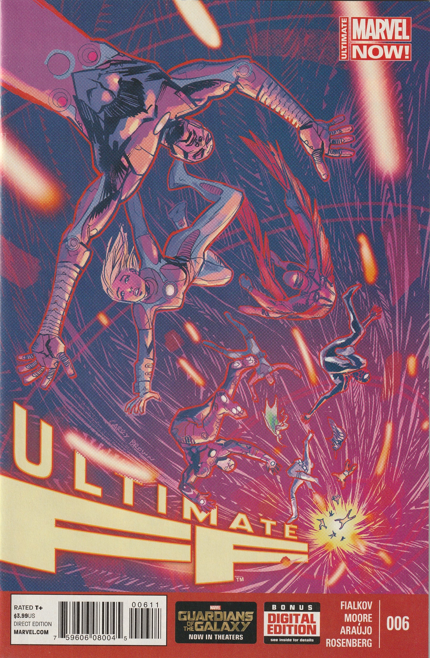Ultimate FF (2014) - 6 issue mini series - 1st appearance of Ultimate Spider-Ham (Miles Morhames)