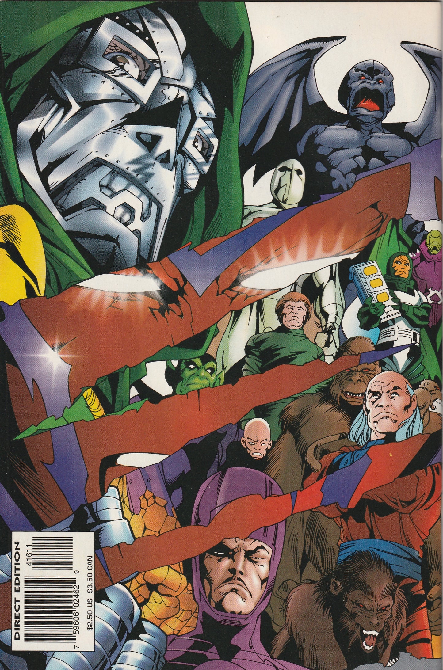 Fantastic Four #416 (1996) - Wrap around cover