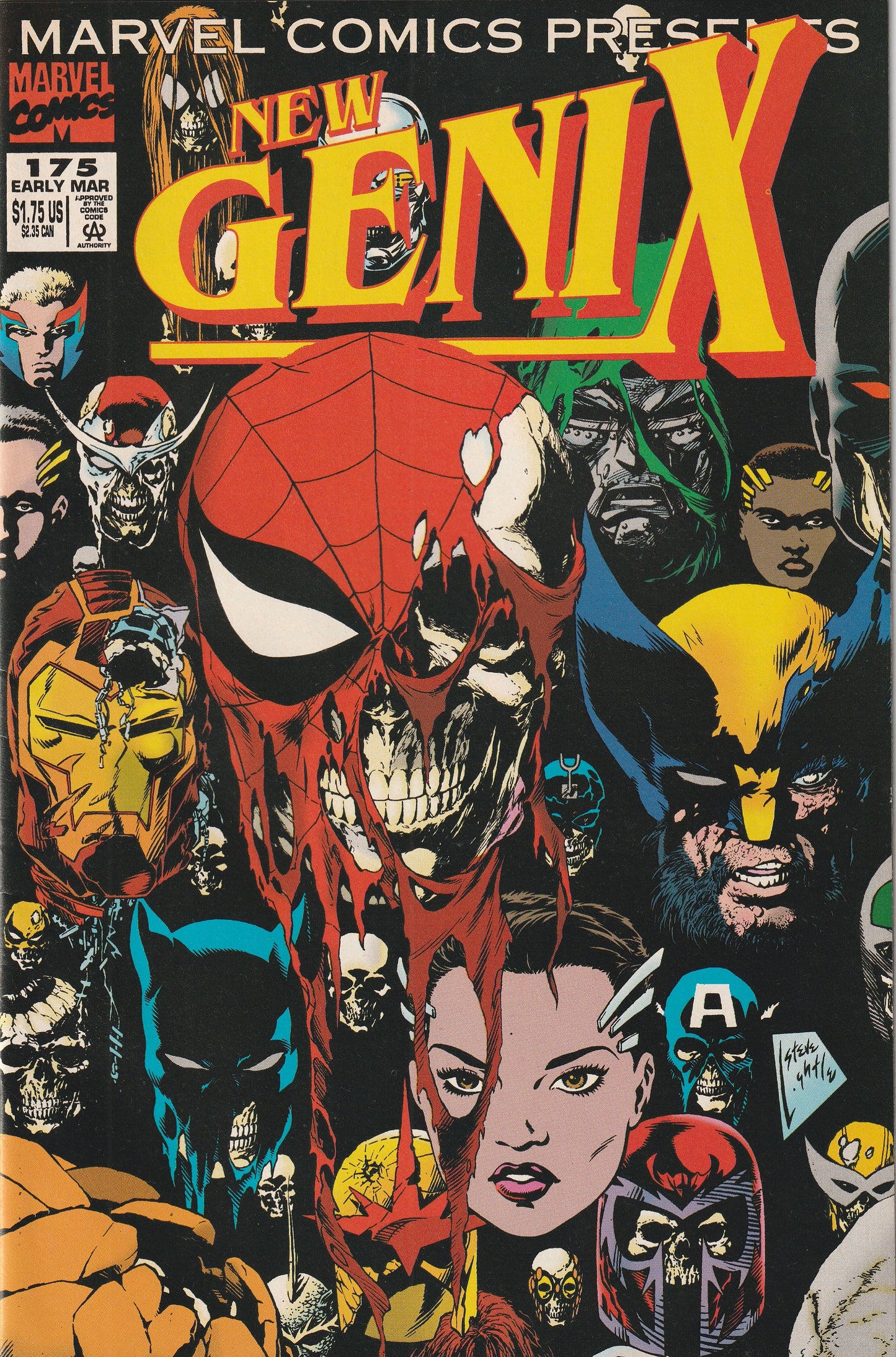 Marvel Comics Presents #175 (1995) - Vengeance, Lunatik, New Genix, Steel Raven - FINAL ISSUE OF SERIES
