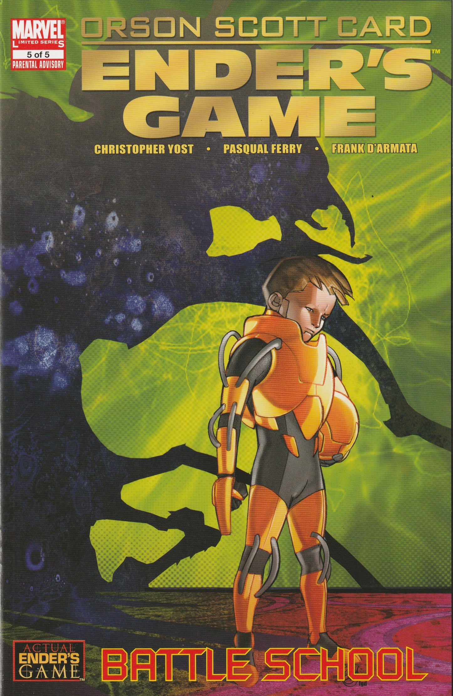 Ender's Game: Battle School (2008-2009) - 5 issue mini series - Orson Scott Card
