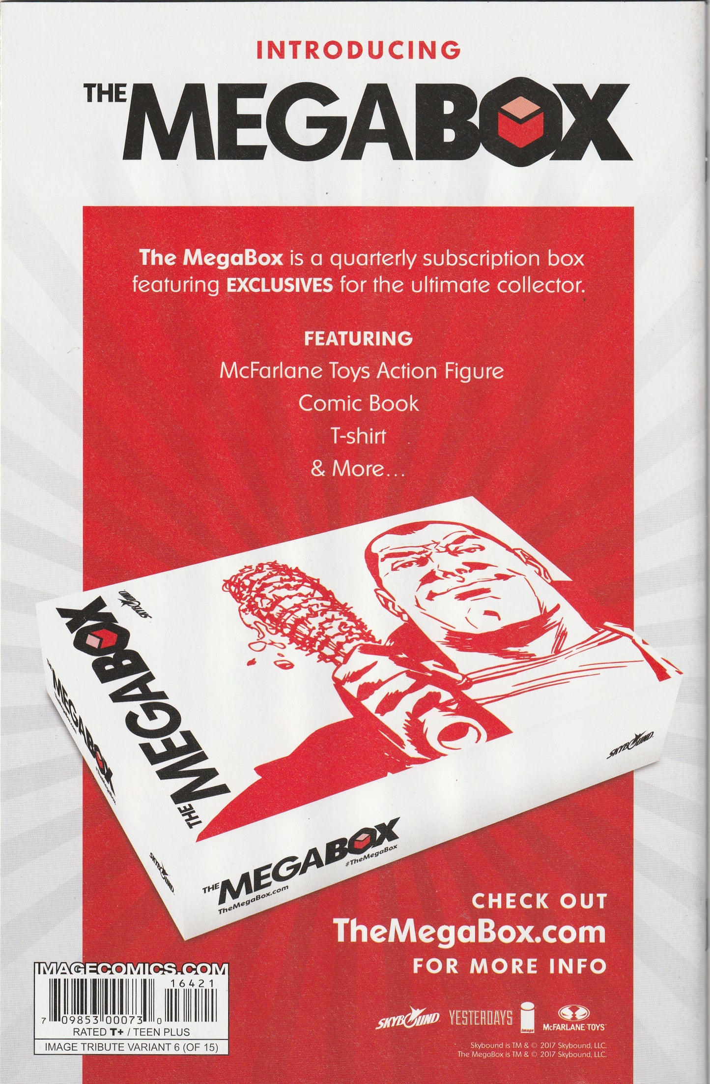 The Walking Dead #164 (2017) - Variant Image Tribute Cover