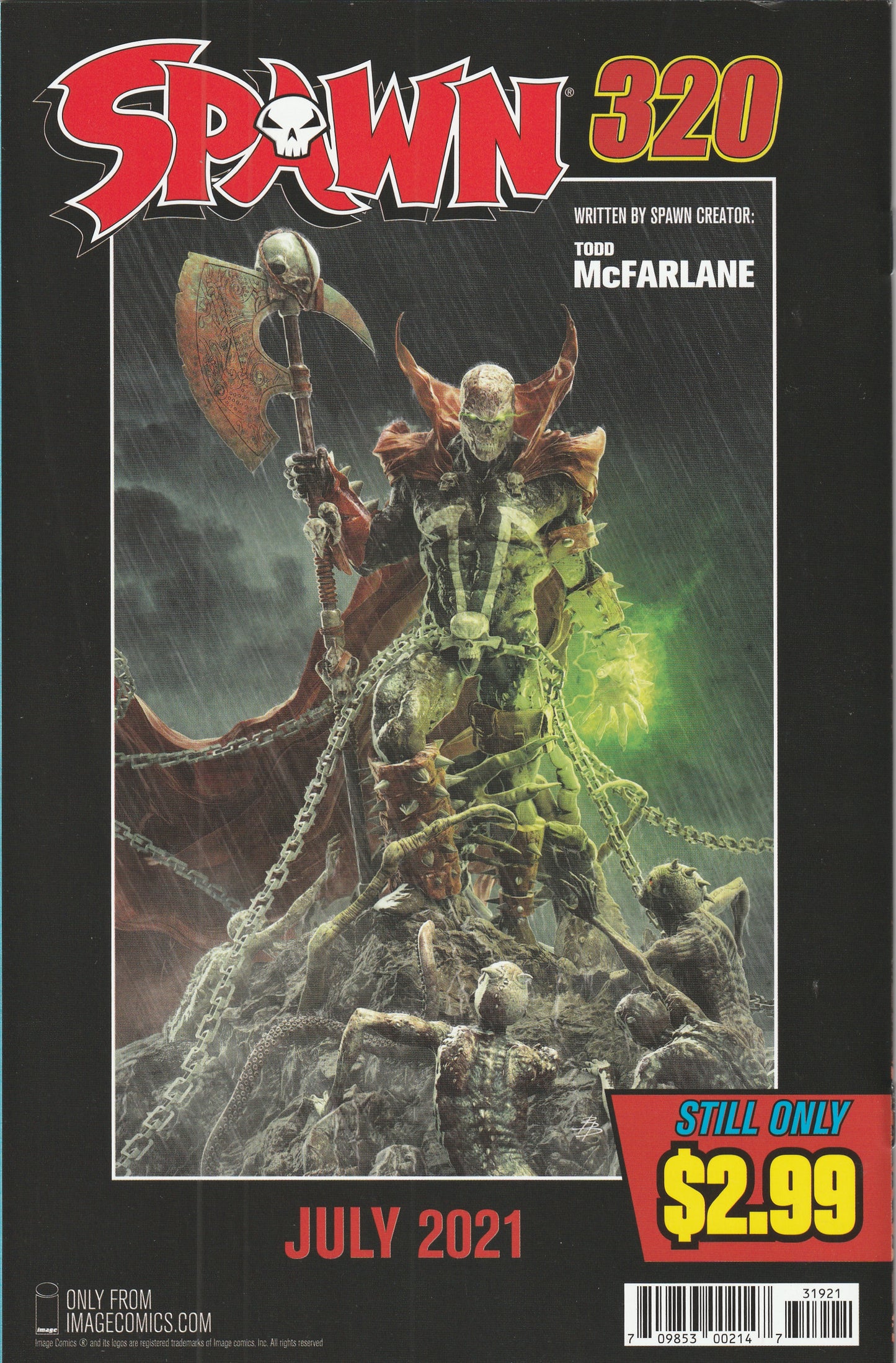 Spawn #319 (2021) - Cover B by Todd McFarlane Variant Cover