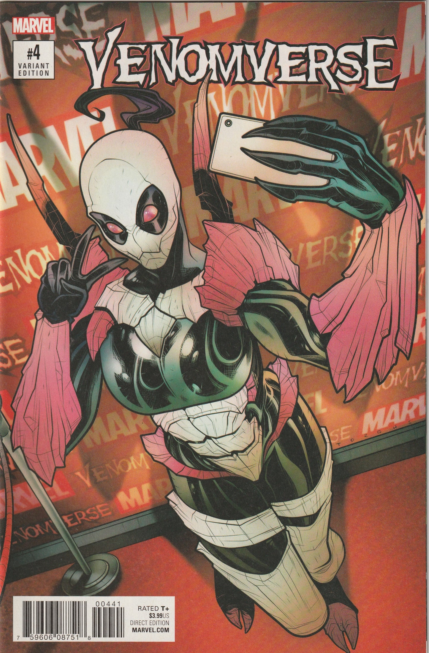 Venomverse #4 (2017) - Elizabeth Torque Poison Variant Cover