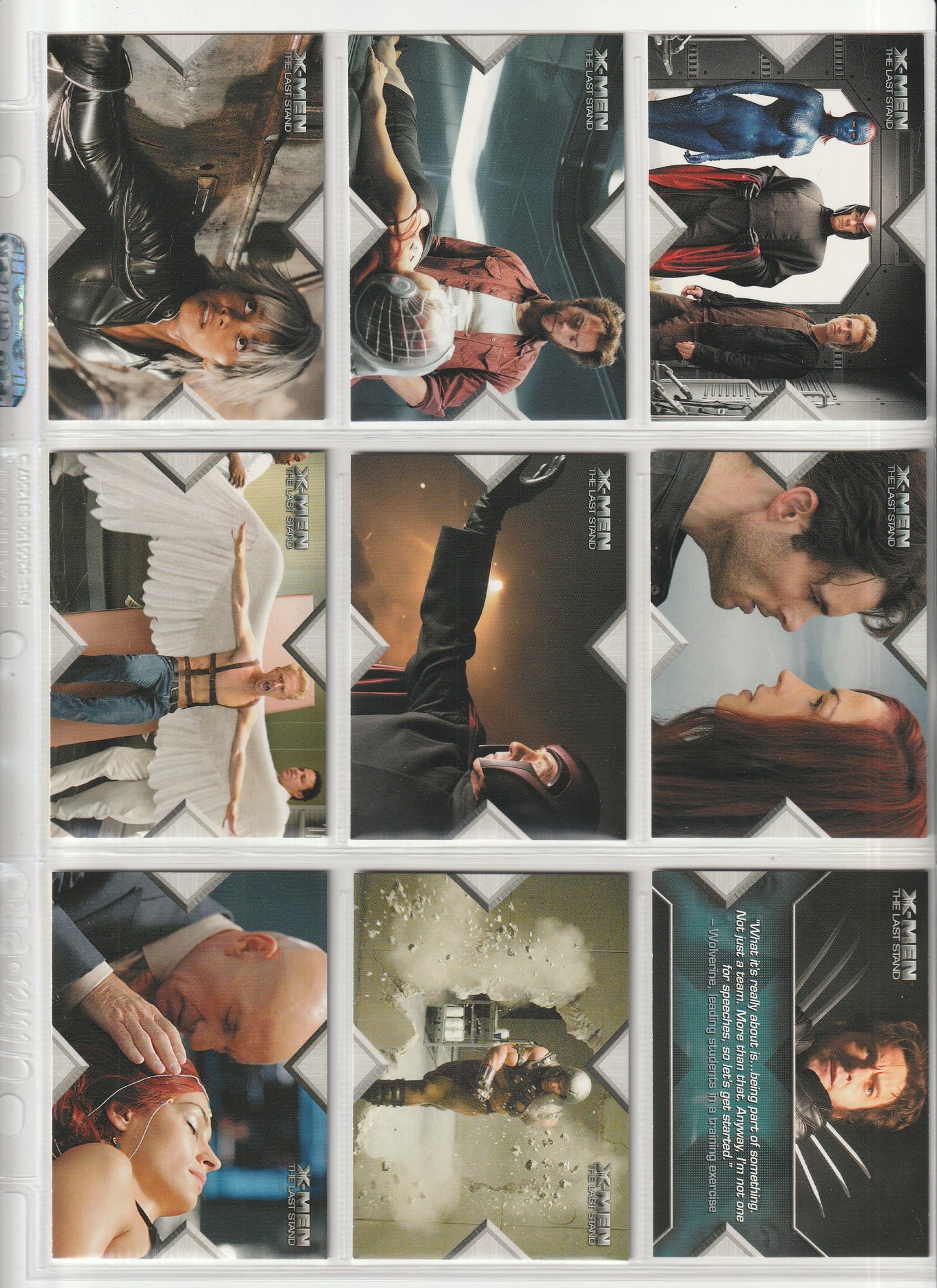 2006 Upper Deck X-Men The Last Stand - Complete base set