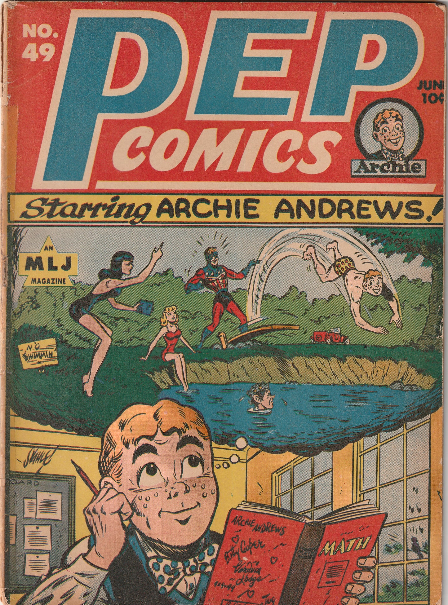 Pep Comics #49 (1944) - Starring Archie Andrews
