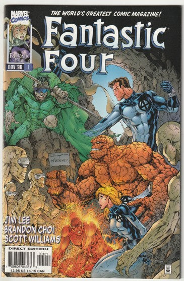 Fantastic Four #1 (1996) - Heroes Reborn - Jim Lee Variant Cover