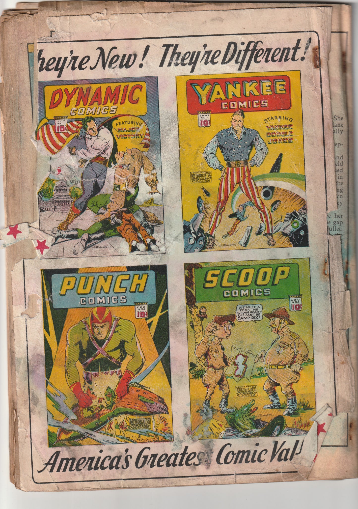 Yankee Comics #1 (1941) - Origin Yankee Doodle Jones