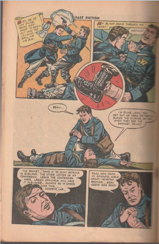 Fast Fiction #5 (1950) - Beau Geste by P.C. Wren