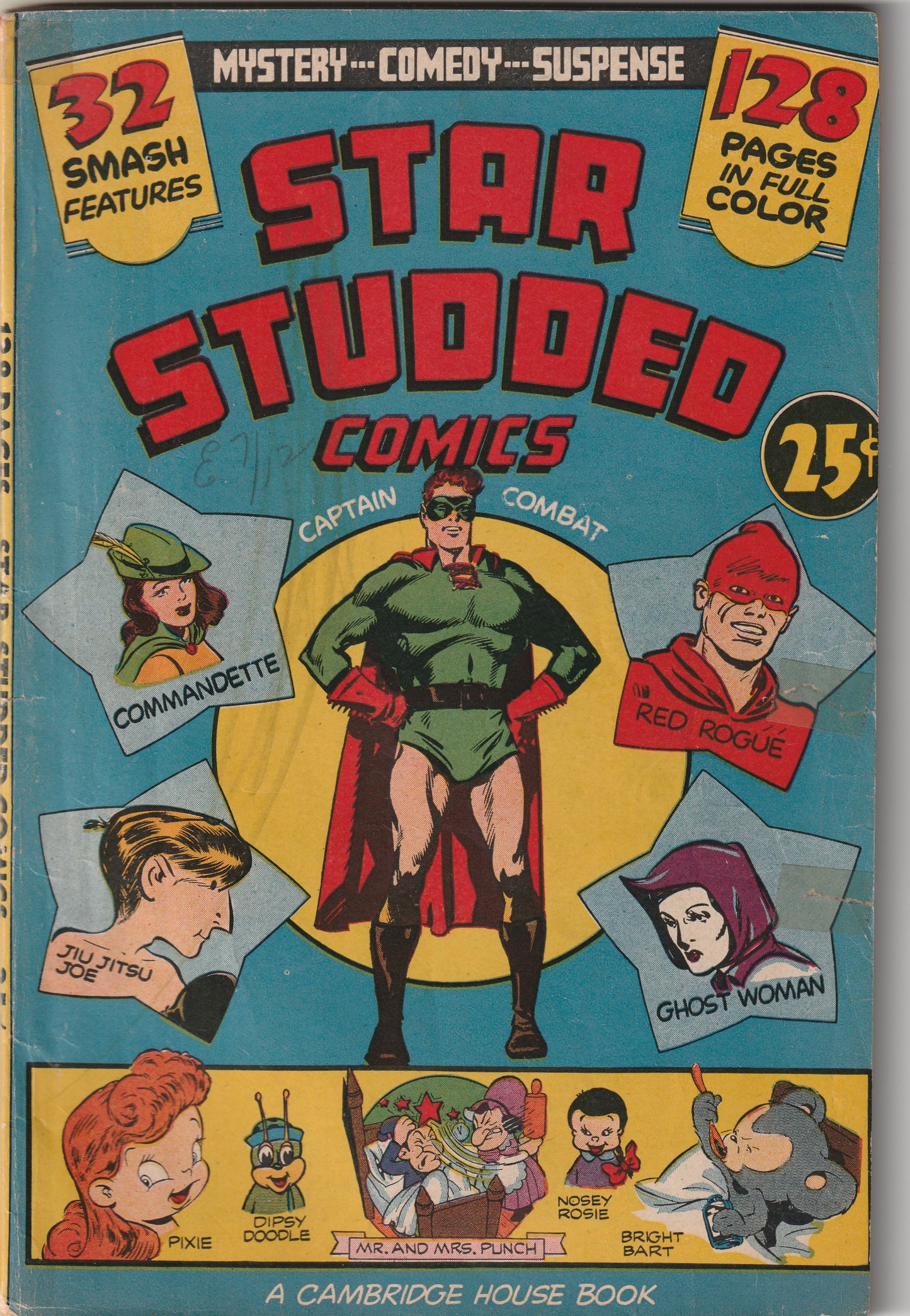 Star Studded Comics (1945) - Captain Combat, Carmine Infantino art, 128 pages!