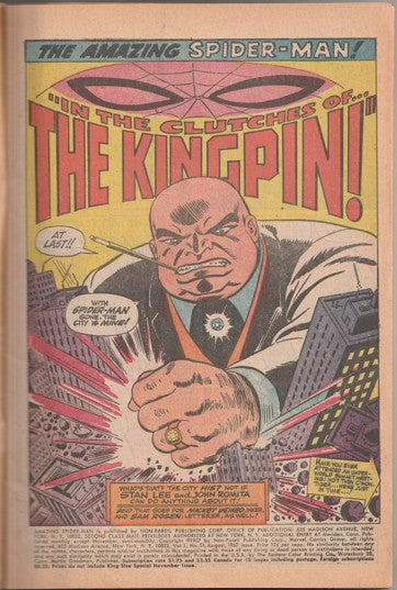 Amazing Spider-Man #51 (1967) - 1st Kingpin Cover