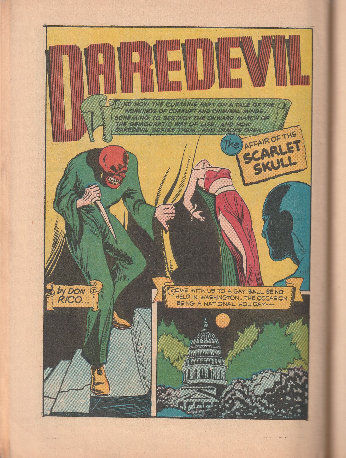 Silver Streak Comics #13 (1941) - Origin of Thun-Dohr