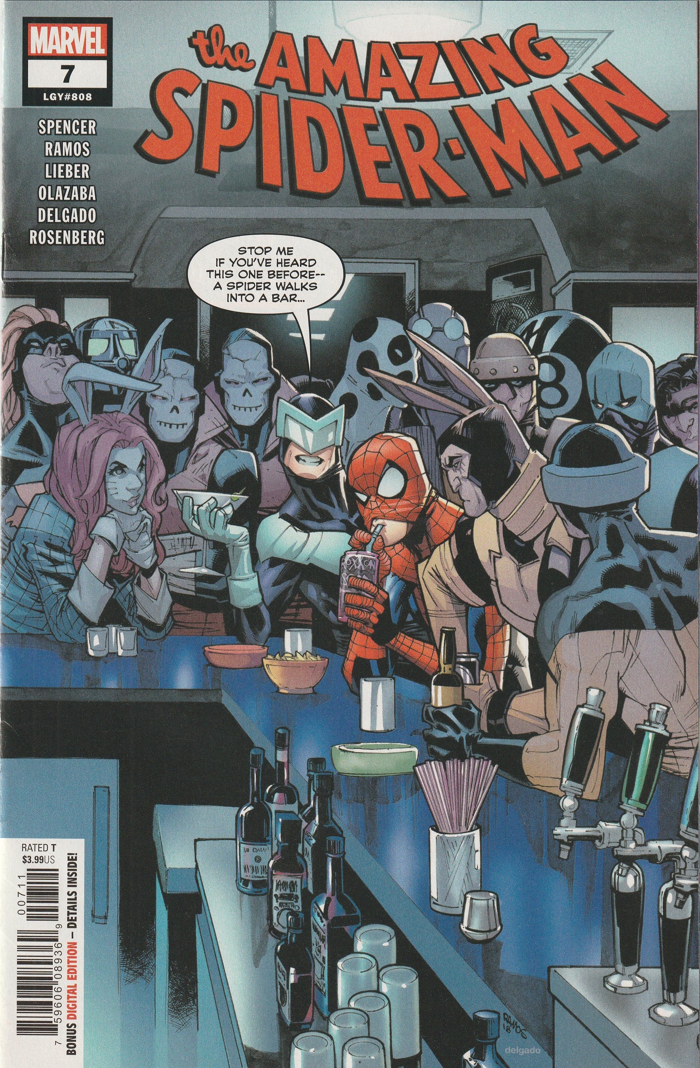 Amazing Spider-Man #7 (LGY #808) (Vol 6, 2018)