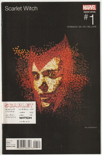 Scarlet Witch #1 (2016) - Bill Sienkiewicz Hip-Hop Variant Cover
