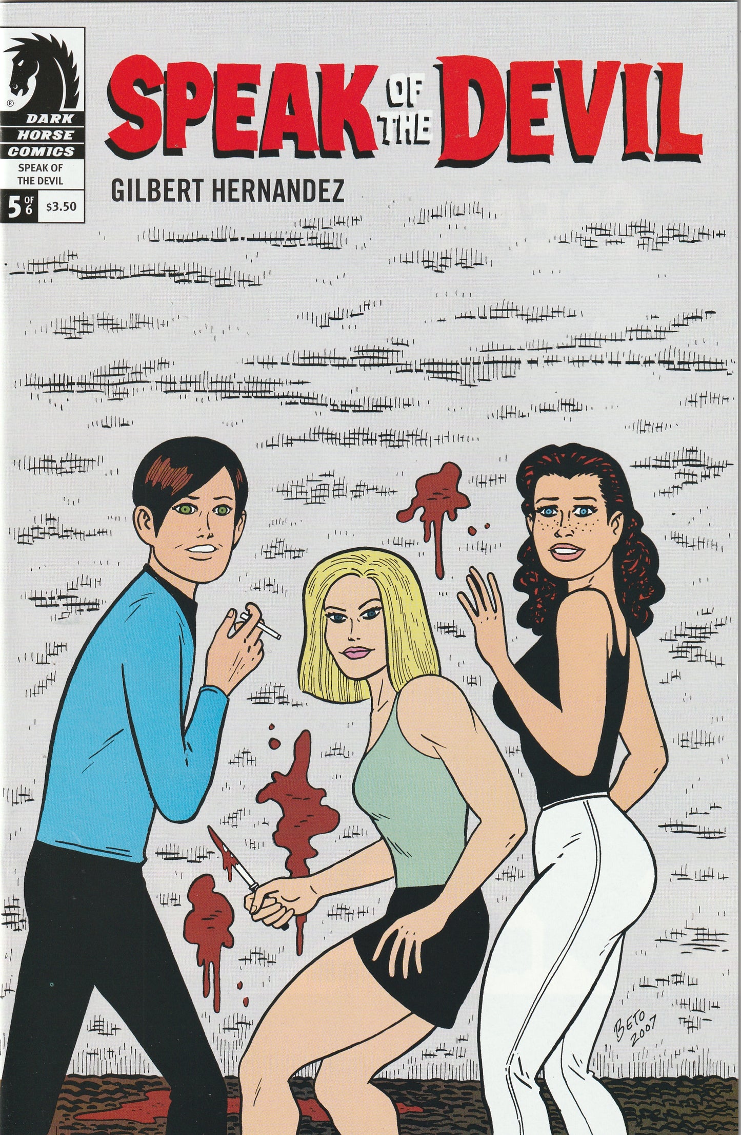 Speak of the Devil (2007-2008) - 6 issue mini series - Gilbert Hernandez