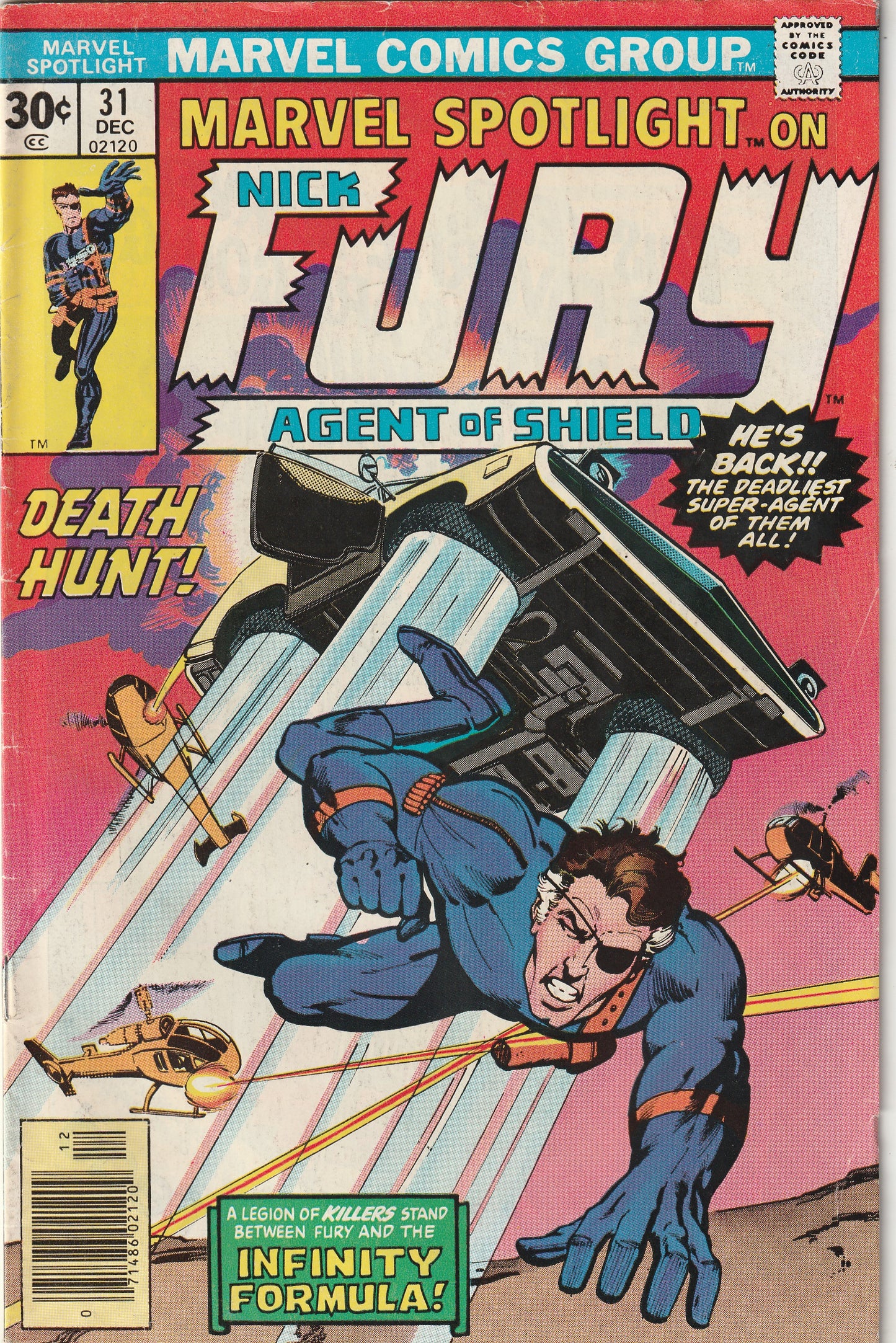 Marvel Spotlight #31 (1976) - Origin of Nick Fury and the Infinity Formula
