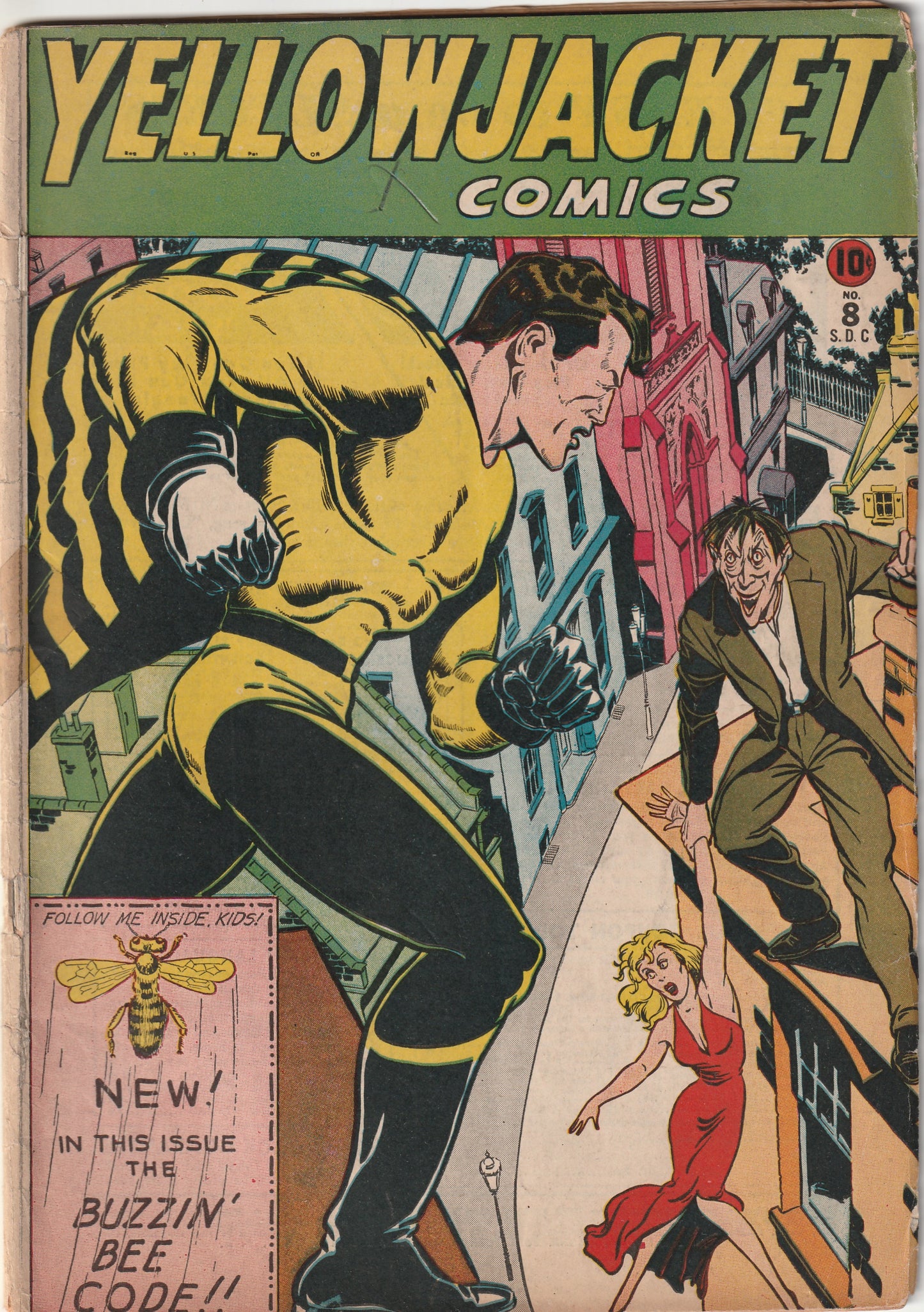 YellowJacket Comics #8 (1946) - Tales of Terror
