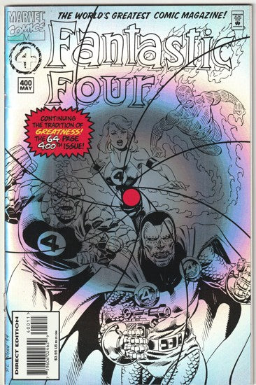 Fantastic Four #400 (1995) - Foil prismatic cover