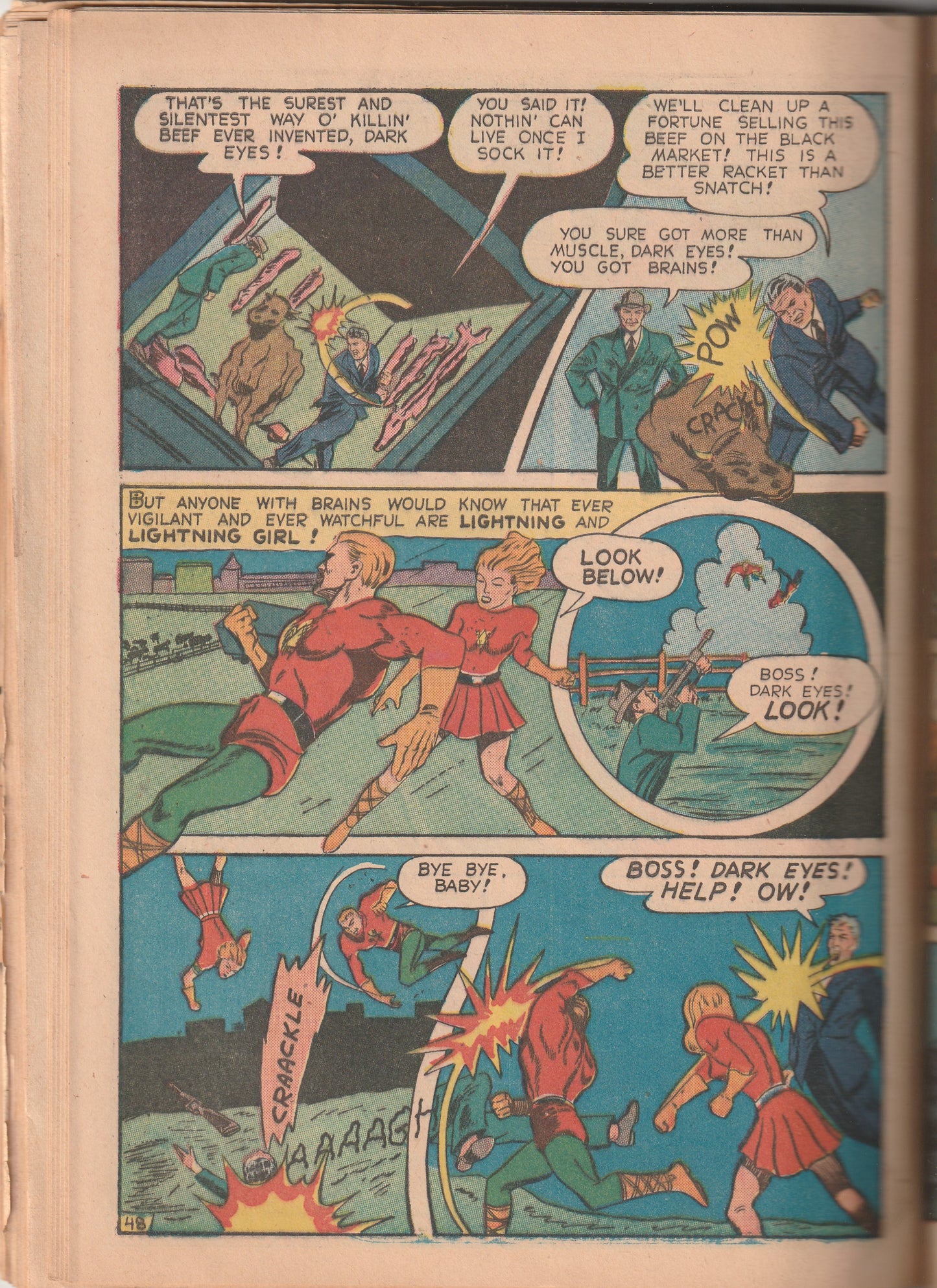 Four Favorites #13 (1944) - First L.B. Cole Cover (?)