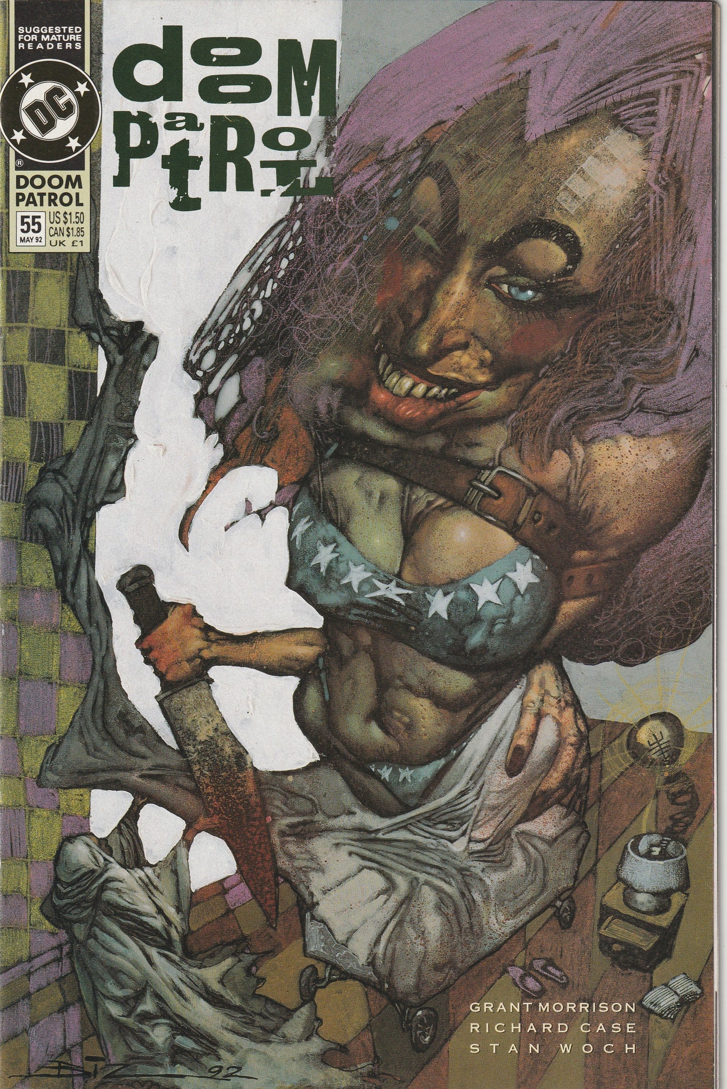 Doom Patrol #55 (1992) - Simon Bisley cover