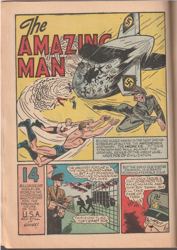 Amazing Man Comics #23 (1941) - Intro/Origin Tommy the Amazing Kid