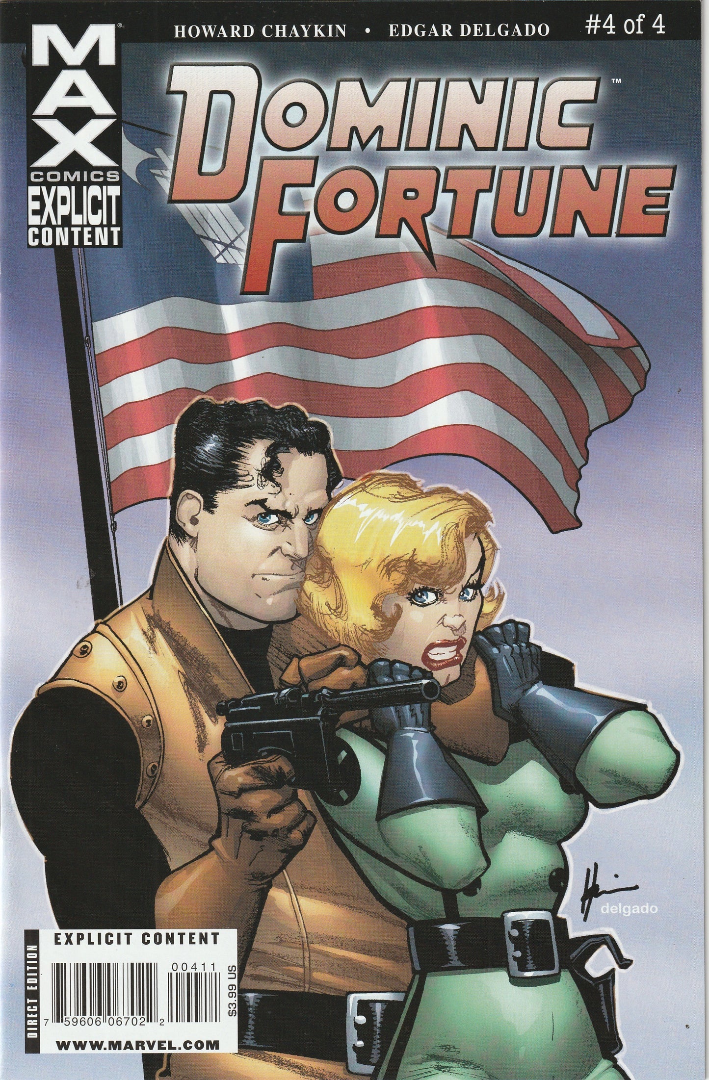 Dominic Fortune (2009-2010) MAX - 4 issue mini series (Explicit Content)