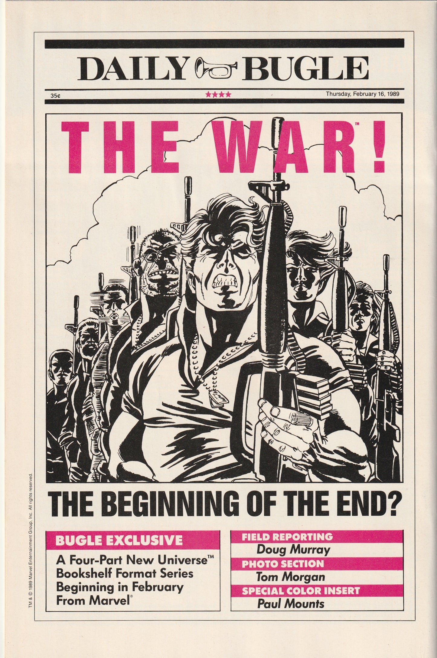 Punisher War Journal #6 (1989) - Starring Wolverine