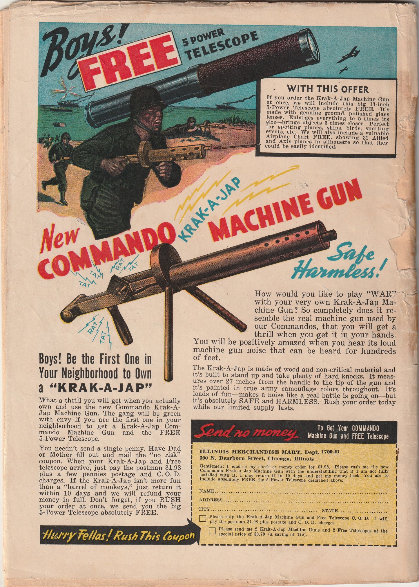 Startling Comics #26 (1944) - Lance Lewis, Space Detective begins, Ingels cover